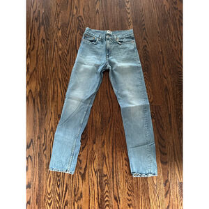 Women's Acne Studios Blue Straight bky festival Leg Jeans Size 25